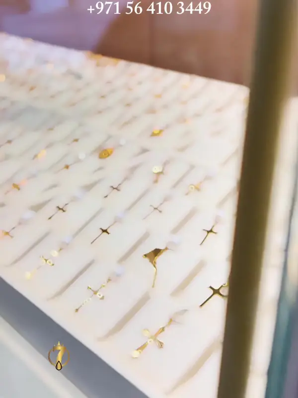 Gold cross tray